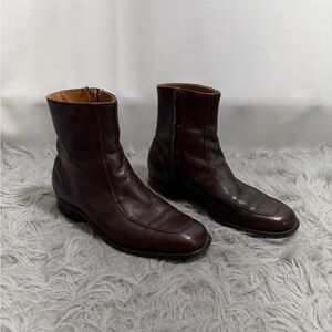 Florsheim chocolate Brown Leather ankle Boots